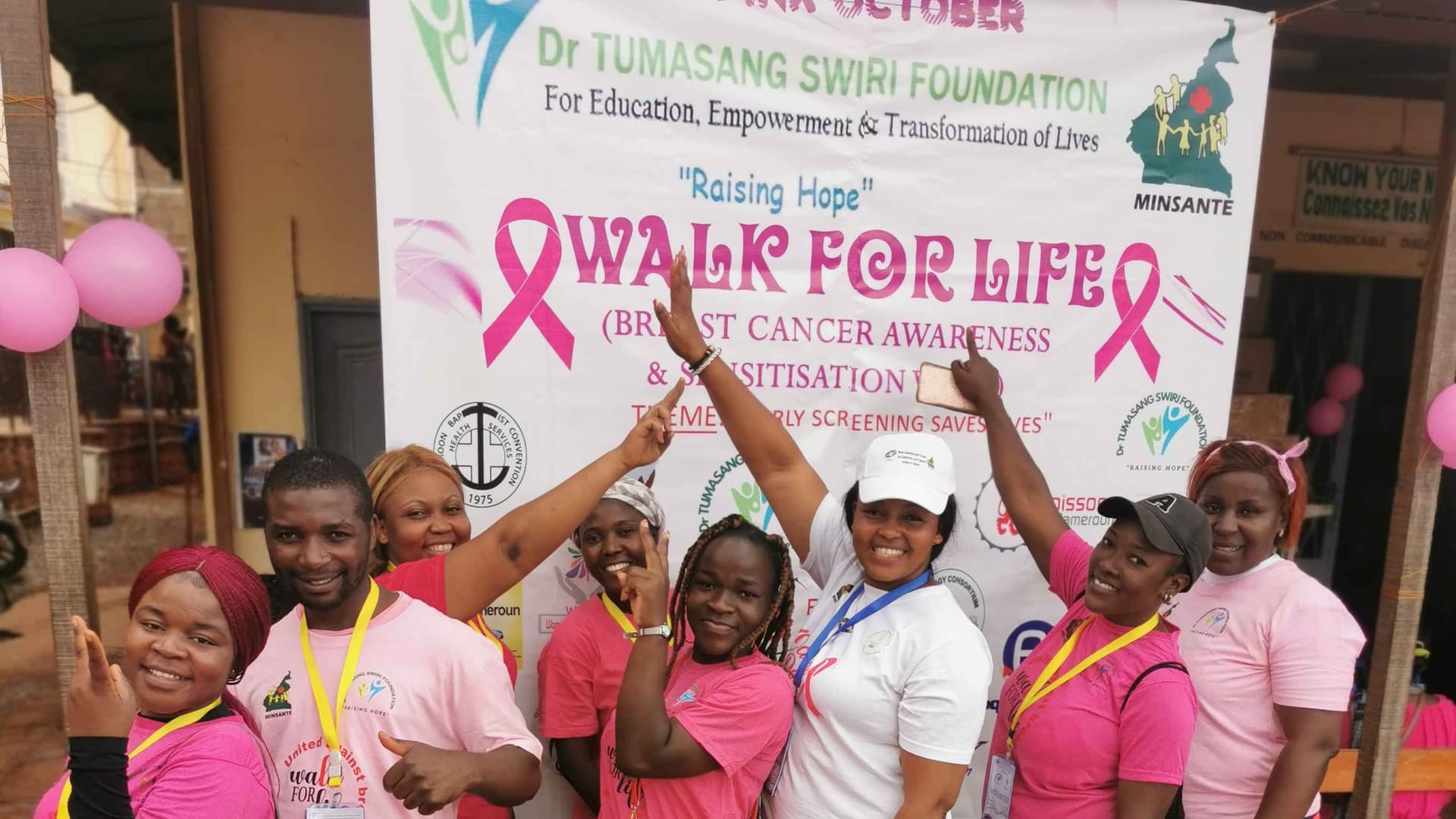For more pictures and videos visit the Facebook page at Dr Tumasang Swiri Foundation