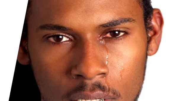 Man crying