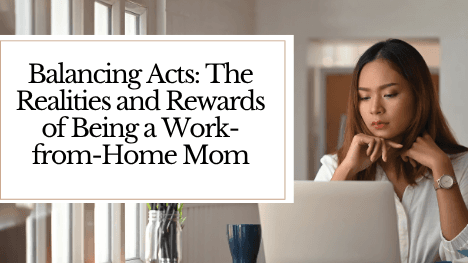 Woman working online